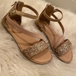 Girls Cat & Jack Glitter Sandals